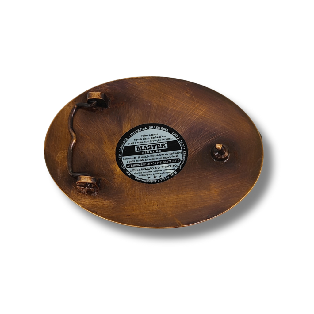 Fivela Master Western Bronze/Prata - Imagem 4
