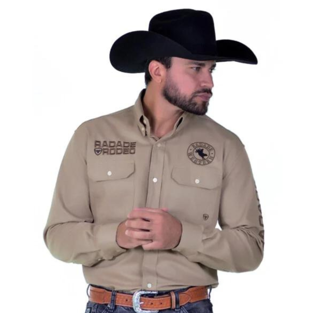 Camisa Radade M/L Bordada New Western