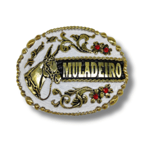 Fivela Country Master Muladeiro Prata