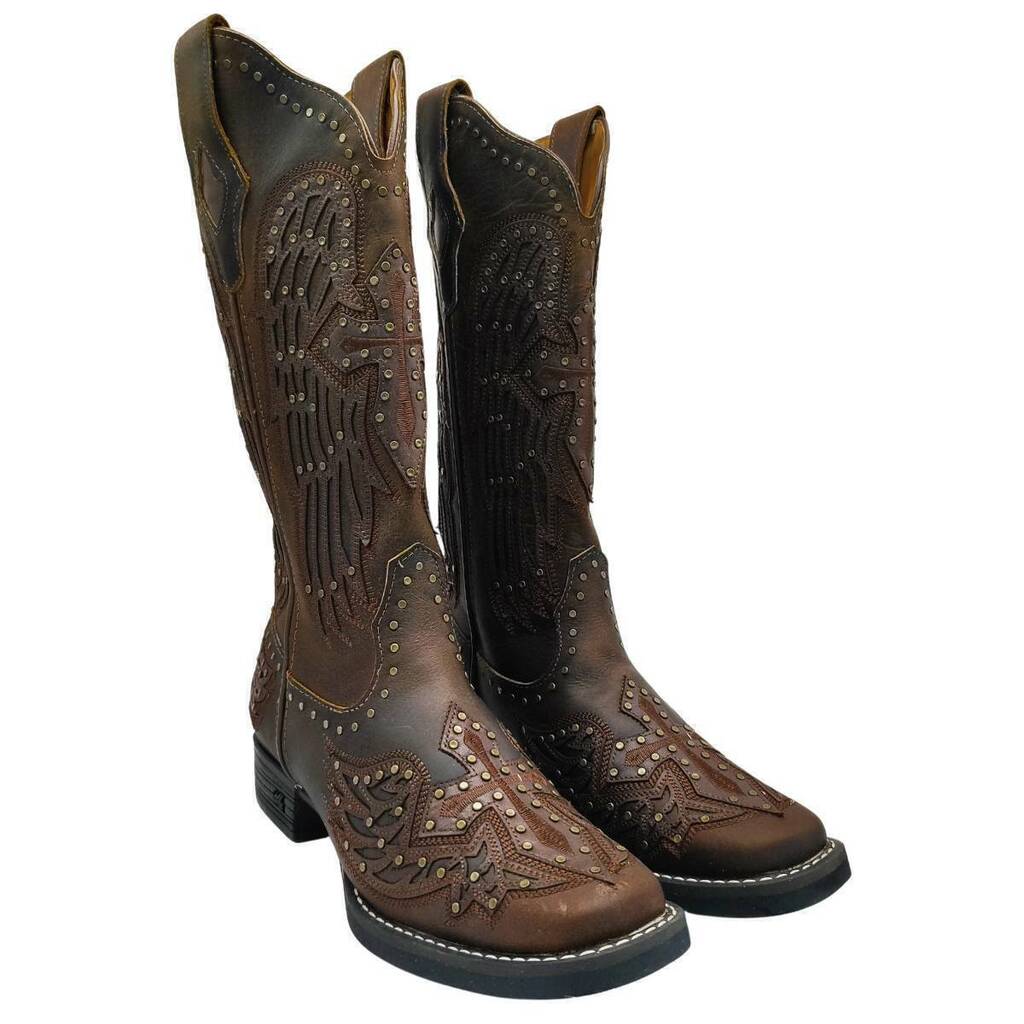 Bota Texana Feminina Goyazes Dallas Tabaco - Imagem 2