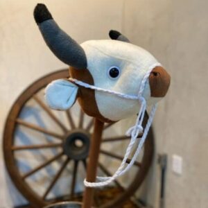 Brinquedo Boizinho De Pau Pelúcia