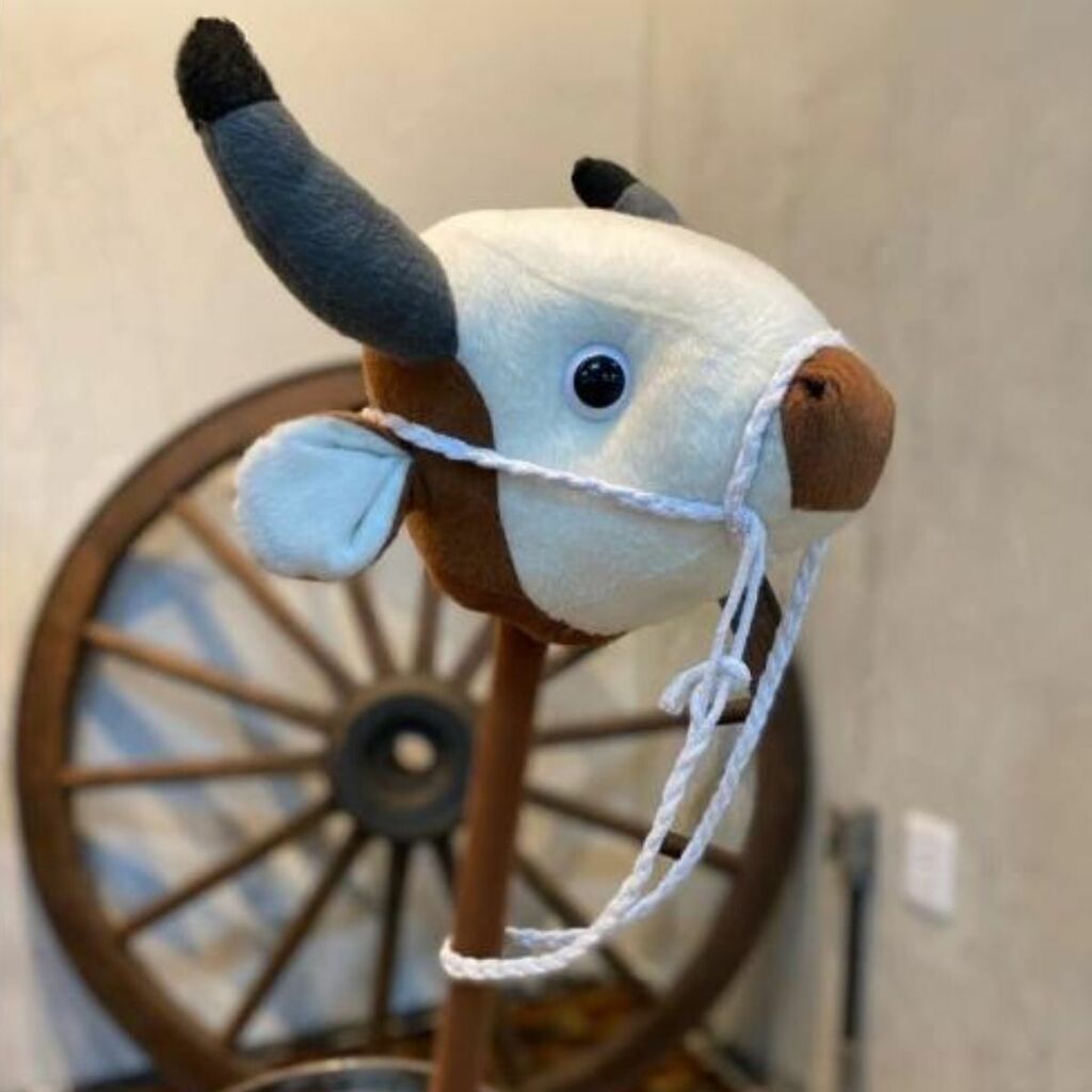 Brinquedo Boizinho De Pau Pelúcia