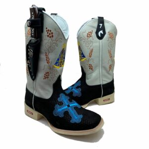 BotaFaca Cristã
- Cano Couro Napa Flay Bege | Gáspea Couro Nobuck Chocolate Estilizado em Tilápia