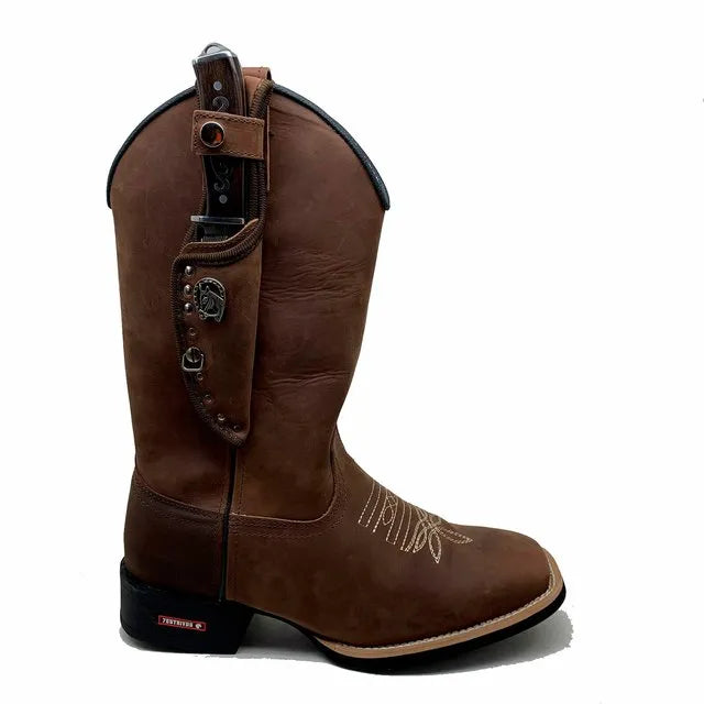 BotaFaca Econômica
- Couro Crazy Horse Nescau | Bordados Bege - Imagem 3