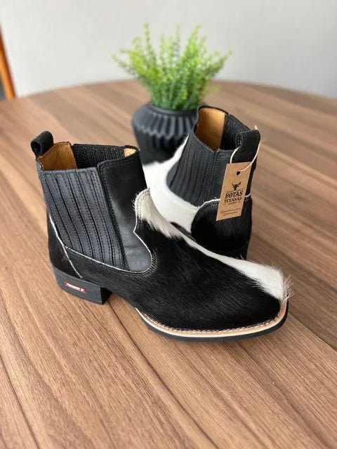 Botina Gabriel - Couro Holandês/ Sem Bordado - Imagem 2