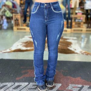 Calça Feminina All Western Bordada Ref.2981