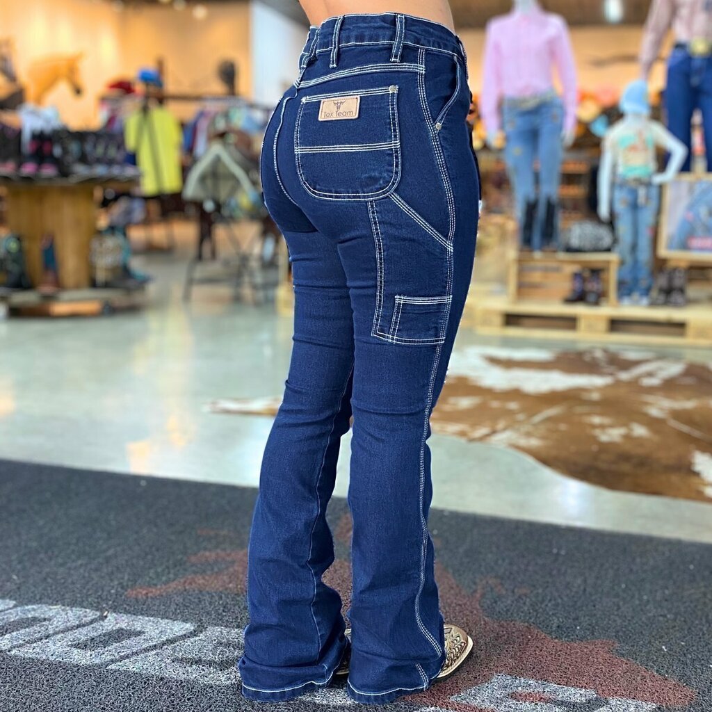 Calça Tex Team Carpinteira Costura Branca