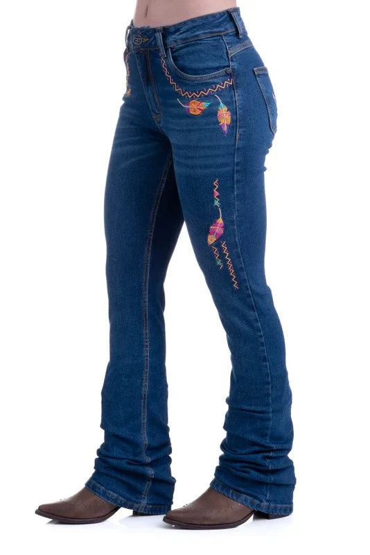 Calça Texas Farm Vitality Umber Jeans Escuro - Imagem 2