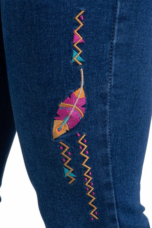 Calça Texas Farm Vitality Umber Jeans Escuro - Imagem 7