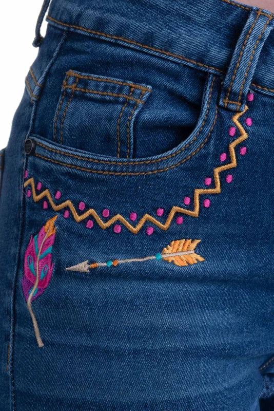 Calça Texas Farm Vitality Umber Jeans Escuro - Imagem 8