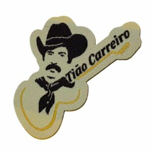 Adesivo Para Chapéu Tião Carreiro Bege