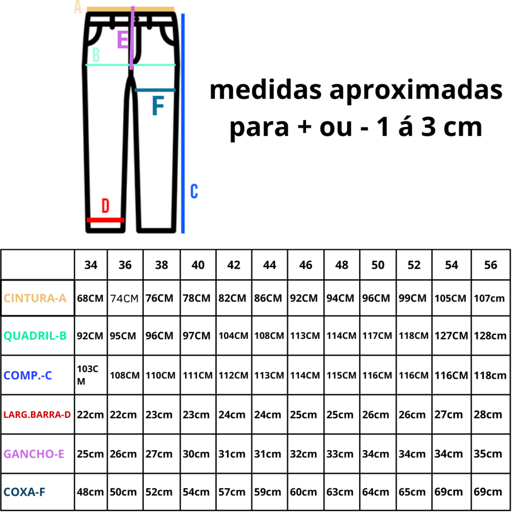 Calça Tex Team Carpinteira Costura Branca - Imagem 5