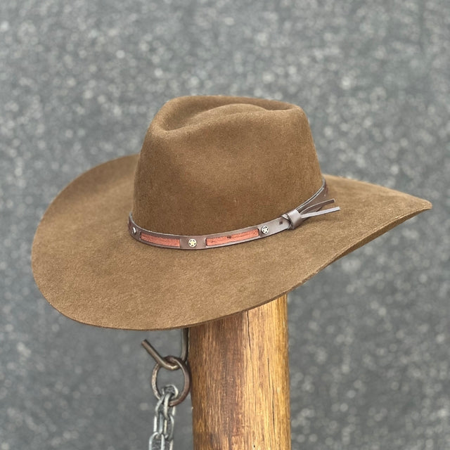 CHAPÉU PRALANA GUSTAVO LIMA 5X CAMPO II ABA 10 - MARROM - Imagem 2