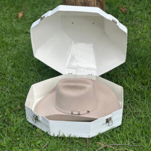 Case p/chapéu king western - branca