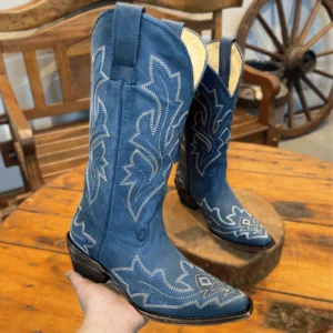 Bota Bico Fino Bonazus Azul