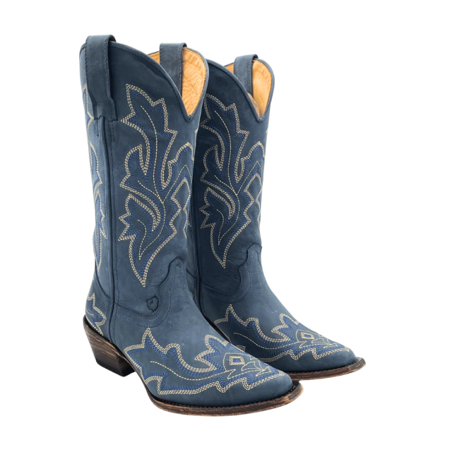 Bota Bico Fino Bonazus Azul - Imagem 4