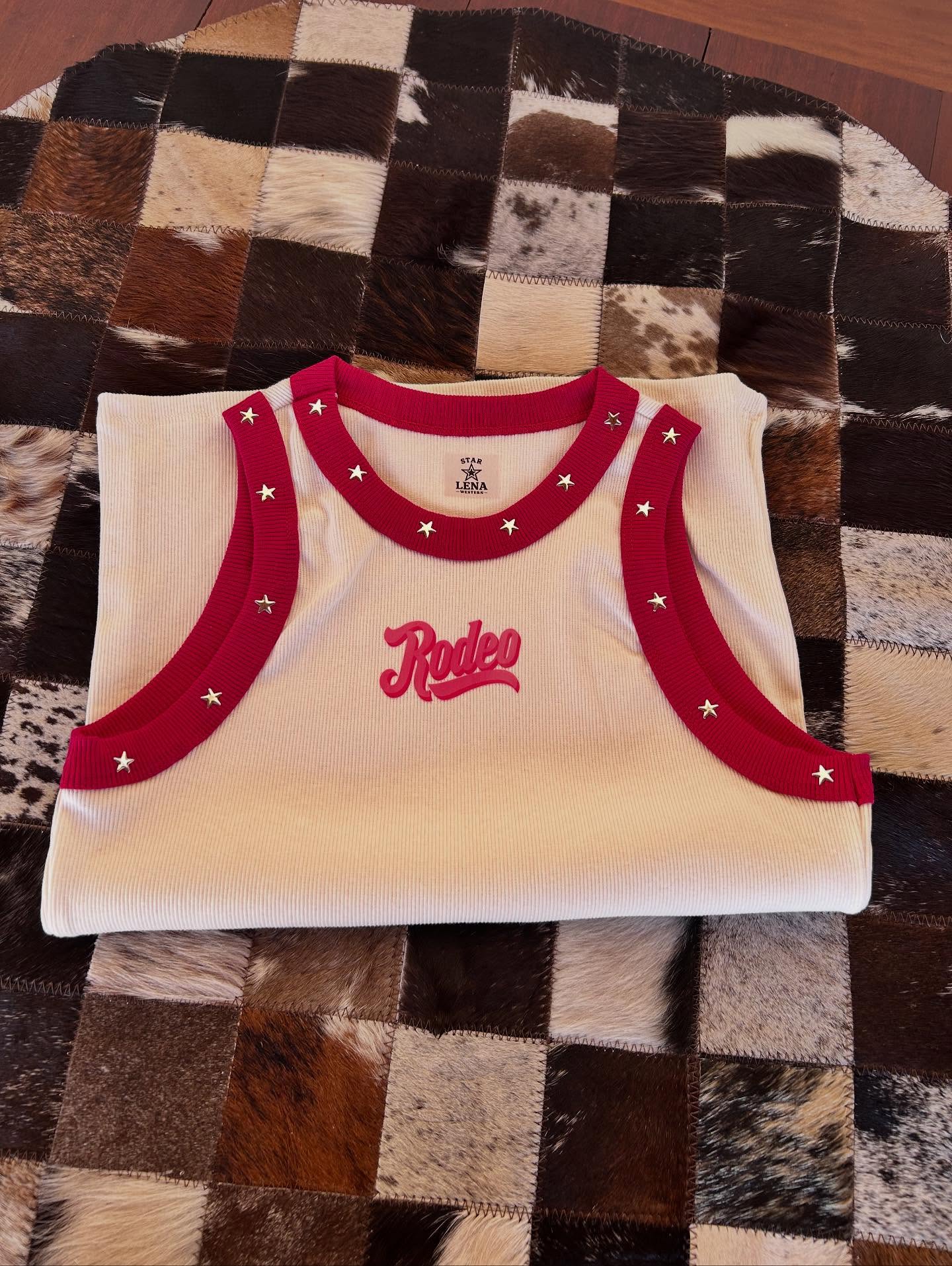 Regata Bicolor Vermelho/Branco