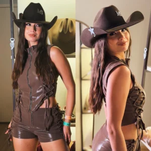 Conjunto Clover Marrom