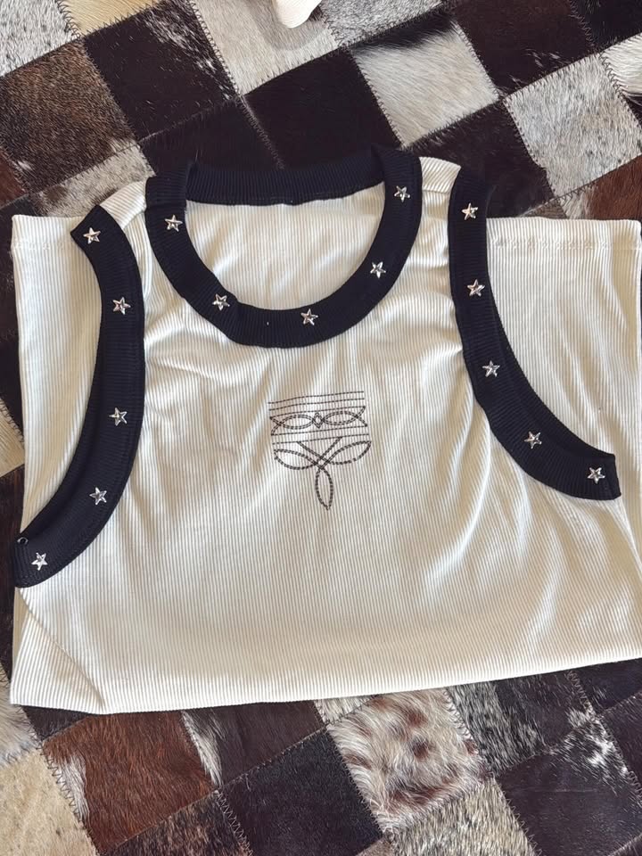 Regata Bicolor Preto/Branco