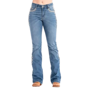 Calça Jeans Feminina Zenz Western Rooster  - ORIGINAL