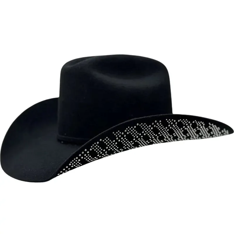 Chapeu Eldorado Shine La Cristal Preto - Imagem 2