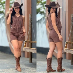 Conjunto Suede Austin Rodeo Café