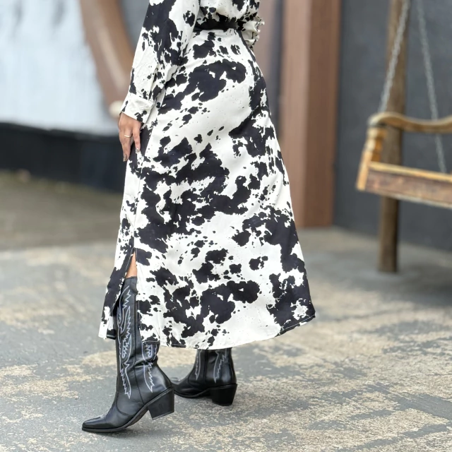 Conjunto Country Cow Preto - Imagem 3