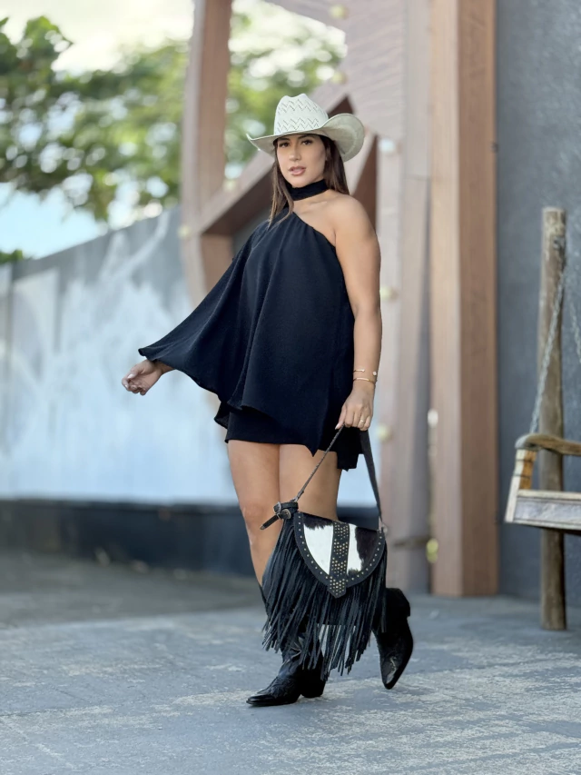 Conjunto Encanto Bata/Saia Preta - Imagem 2