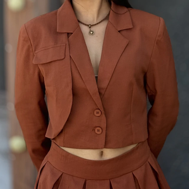 Conjunto College Style Terra Cota - Imagem 2