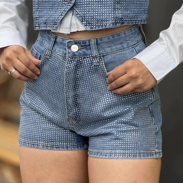 Conjunto B&C Shorts e Colete Lola Shine Stone - Imagem 3