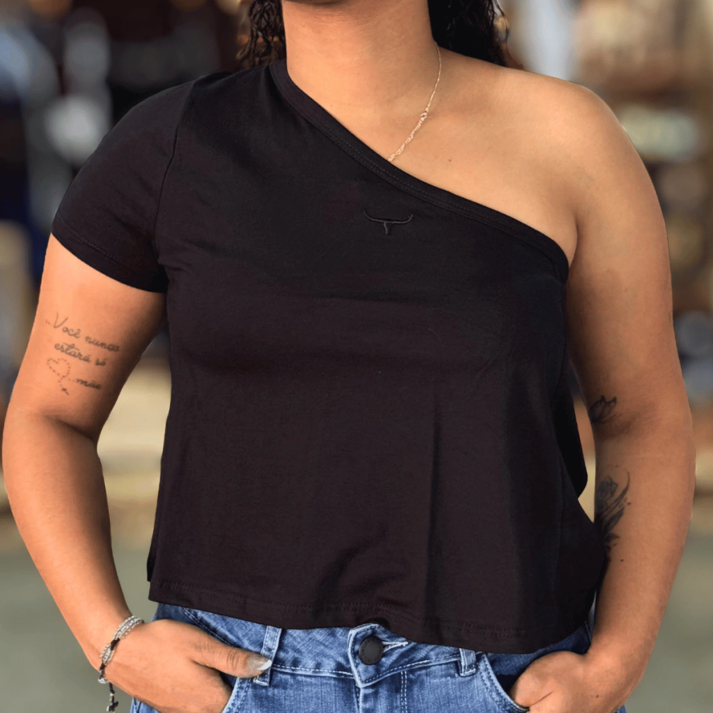 T-Shirt Moiadeiros Feminina Nula Manga